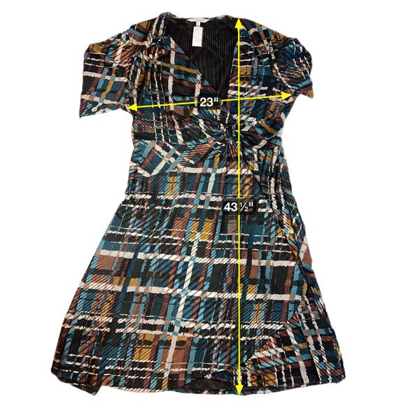 NWT Signature by Robbie Bee 3/4 Sleeve Faux Wrap Midi Dress Womens Plus Size 3X - Picture 12 of 12